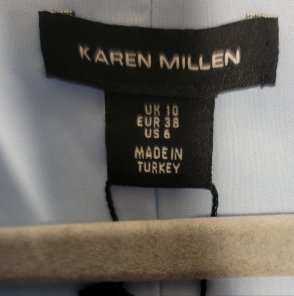 Karen MillenStructured Crepe Forever Pleated Midi Dress NWT Size 6 - Picture 7 of 8